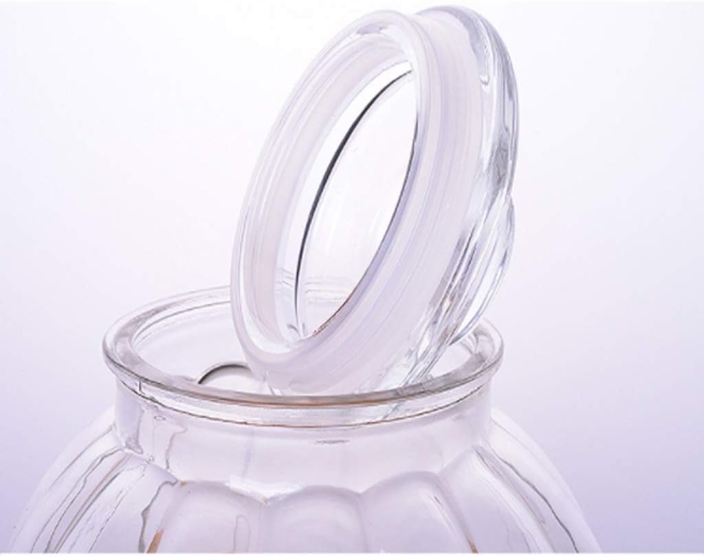 1 Omr kitchen jars Glass Jar with Lid Airtight Glass Storage Container for Food, Glass Organization Canisters for Home & Kitchen Useful Container Set