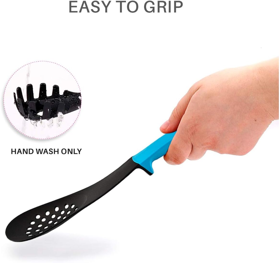 1.39 Omr - 7 Pieces Kitchen Utensils Set - Nylon Non-Stick and Heat Resistant Cooking Utensils Kitchen Gadgets Cookware set Kitchen Tools And Accessories