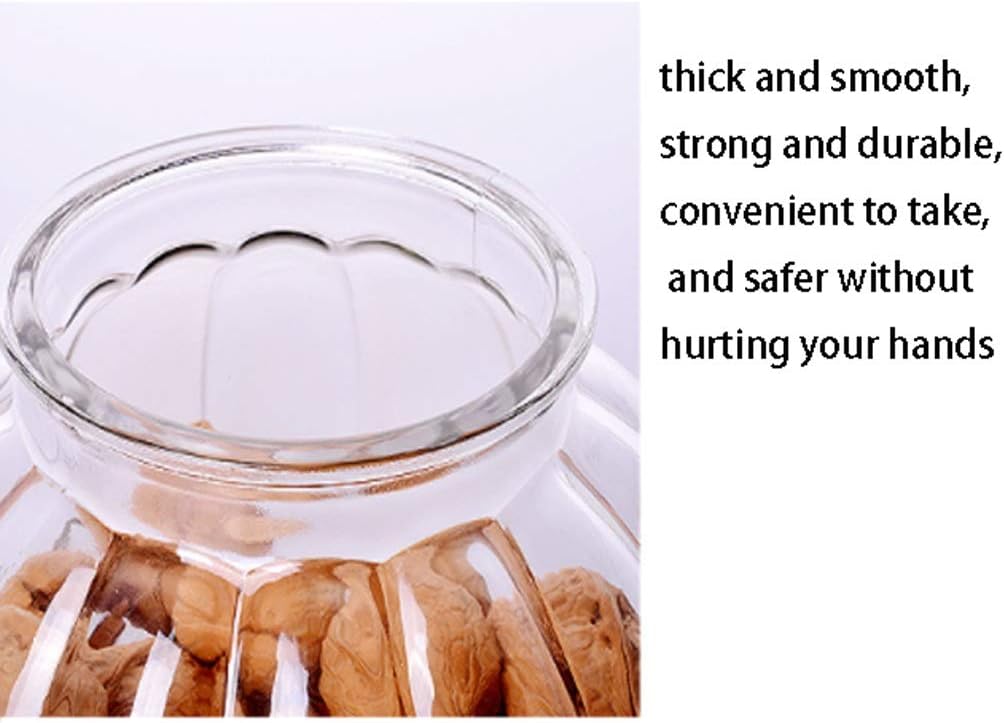 1 Omr kitchen jars Glass Jar with Lid Airtight Glass Storage Container for Food, Glass Organization Canisters for Home & Kitchen Useful Container Set