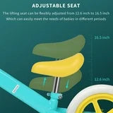Toddler Balance Bike – 11” No-Puncture Wheels, Adjustable Seat, & Carry Handle (18–48 Months)