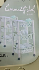0.99 Omr |  Basket Rack with tires (3 Layers) join Wholesale Club to save
