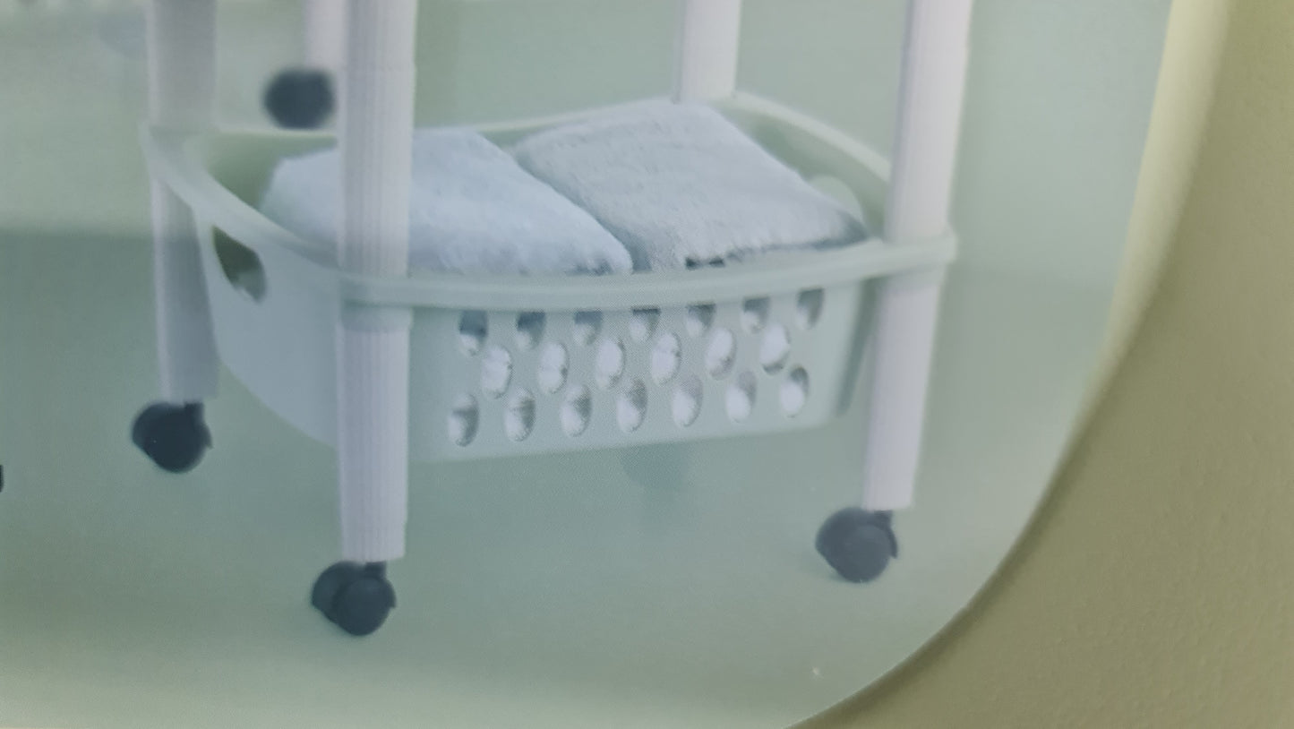 1.39 Omr Basket Rack with tires (3 Layers) join Wholesale Club to save