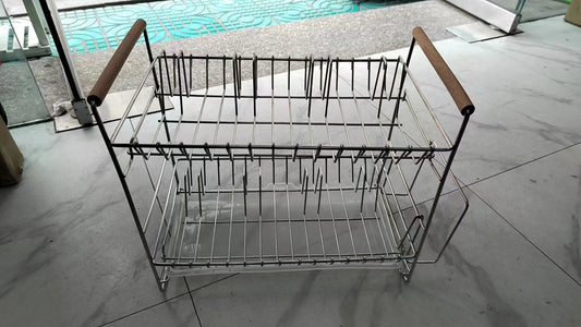 1.9 Omr - Dish rack stainless steel