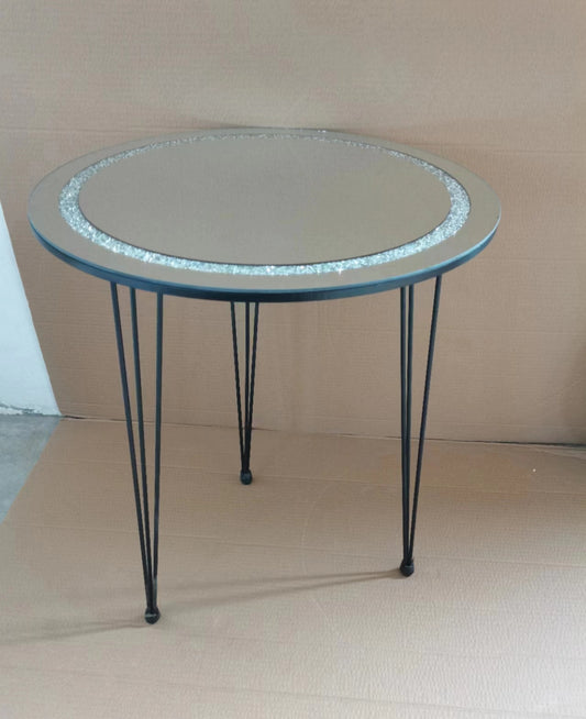 2.99 Omr Glass top side table