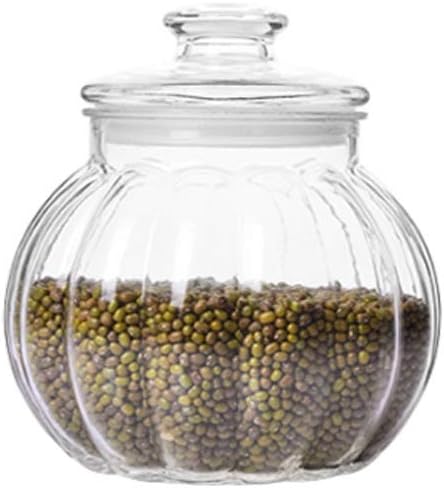 1 Omr kitchen jars Glass Jar with Lid Airtight Glass Storage Container for Food, Glass Organization Canisters for Home & Kitchen Useful Container Set