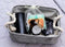 0.49 Omr |  سلة تخزين Storage Basket LQ Canvas Folding Toy Sundries Storage Wardrobe Finishing Basket