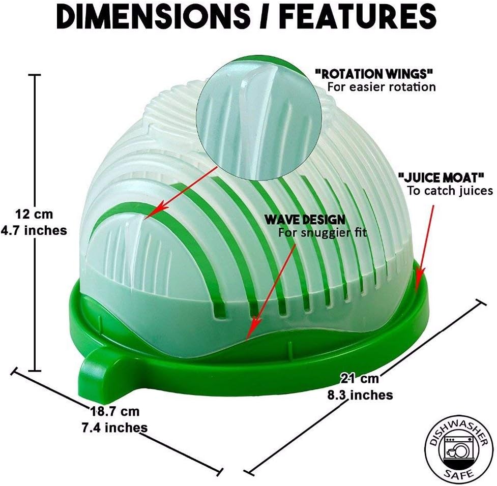 0.5 Omr - 60 second salad chopper made by Good Wheat green products