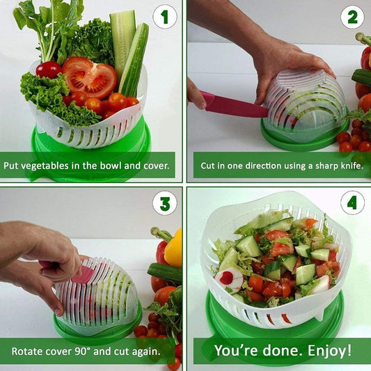 0.5 Omr - 60 second salad chopper made by Good Wheat green products