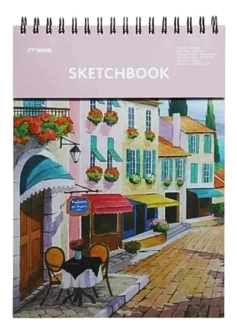 Spiral Sketch Book – 29x21cm, 30 Sheets, 130gsm Drawing Paper